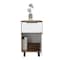 Tuhome Kaia Z Nightstand, One Drawer, One Cabinet, Four Legs, Superior Top, Pine/White MMB7907 - alternate 6